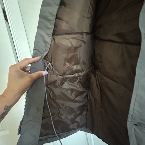 Mens / Women's Heavy Duty Insulated Coat • Large • Grey • - Picture 7 of 9